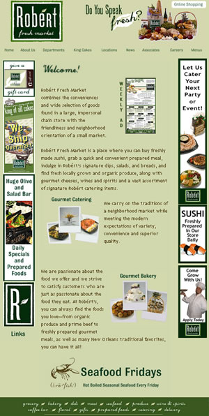 Return to RobertFreshMarket.com